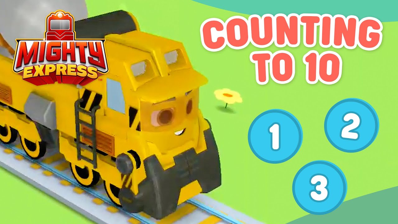 Count to Ten with Build-it Brock 🔟| Mighty Express Games | Cartoons for Kids