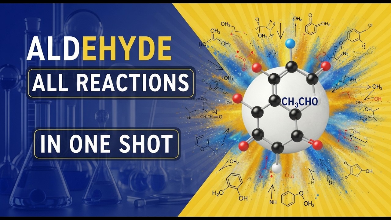 100% Questions from Here! 💯 Aldehyde Reactions One Shot | All Name Reactions