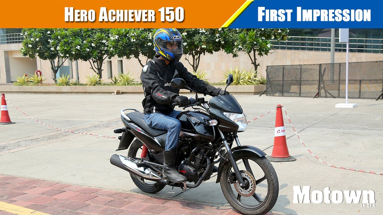 2016 Hero Achiever 150 | First Ride |  Motown India