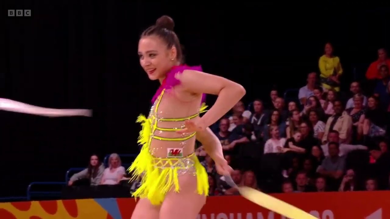 POPOVA Elizabeth Petrova (WAL) Ribbon (Qualifications) [Common Wealth Games 2022]