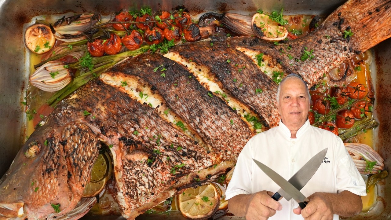 Pescado Asado a la Criolla