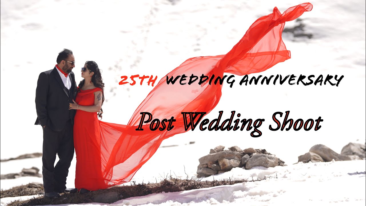 25 years COUPLE GOALS || POST WEDDING SHOOT || 25th Wedding Anniversary || Dimple & Harbir