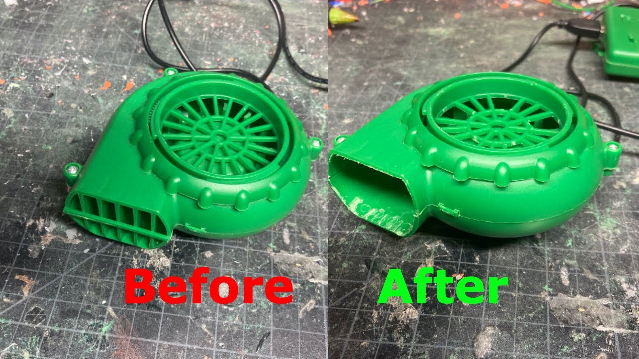 Inflatable Halloween costume fan mod guide