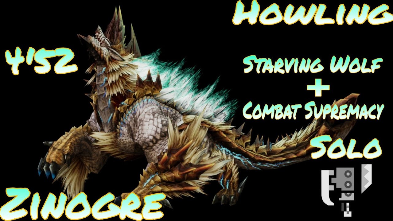 MHFZ - Howling Zinogre True Slay Solo Switch Axe F 4'52 (Sw + Cs)