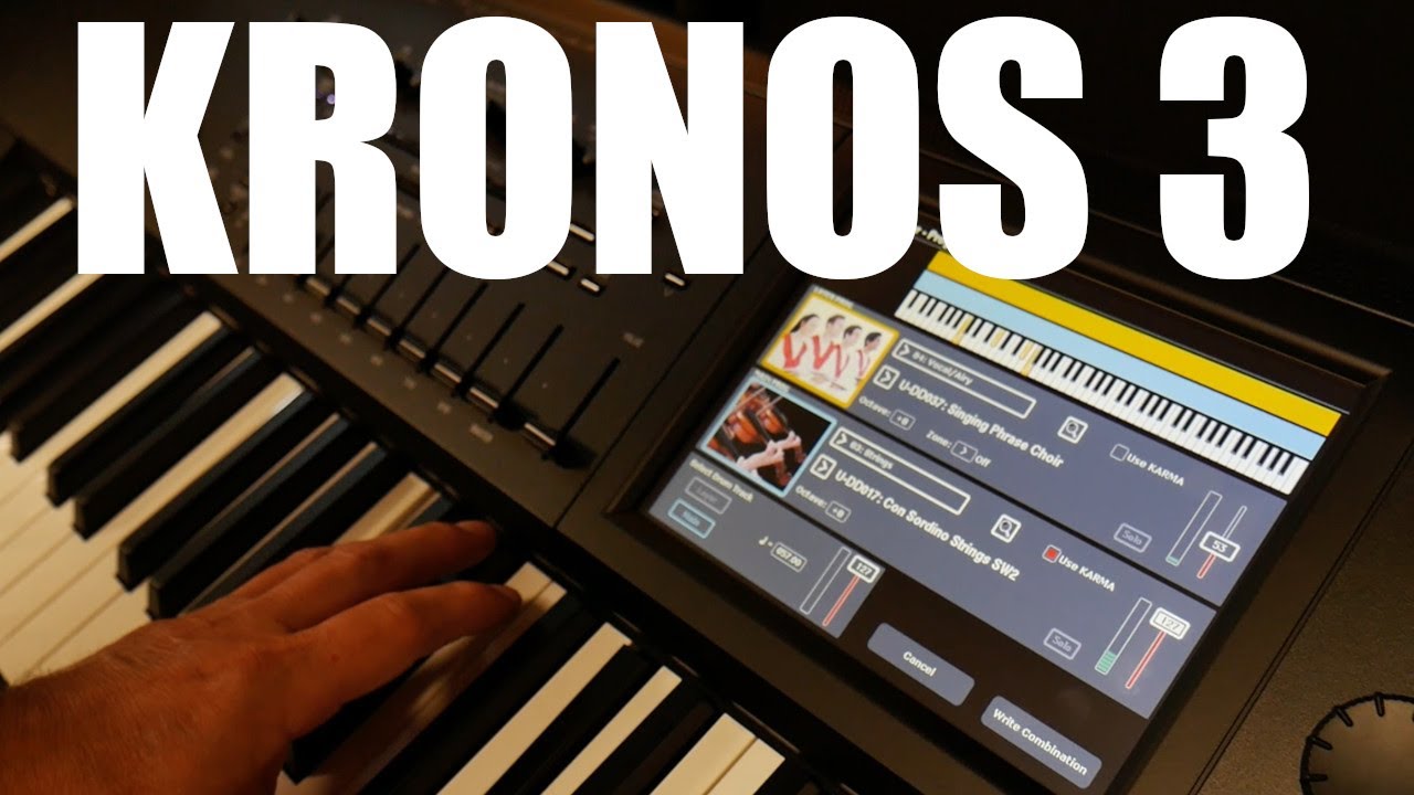 Korg KRONOS 3 - Epic Sound Short Demo - First Play