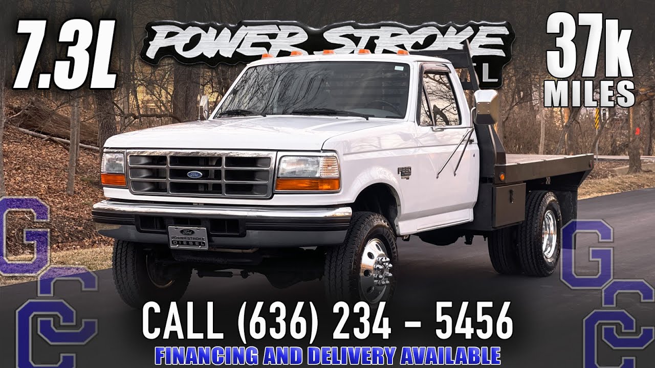 7:3 Powerstroke For Sale: 1996 Ford F-350 OBS 5 speed 4x4 Diesel With Only 37k Miles