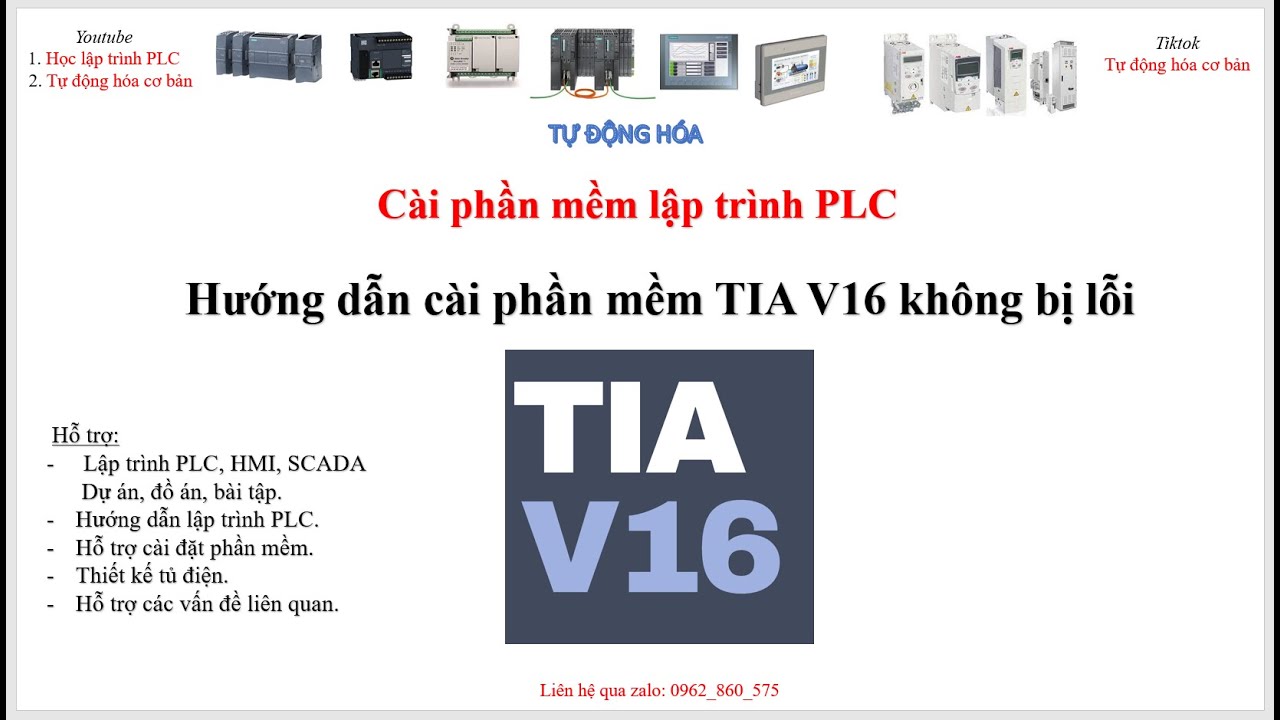 Hướng dẫn Hỗ trợ cài đặt phần mềm  TIA V16 trên Win 10, 11 không bị lỗi
