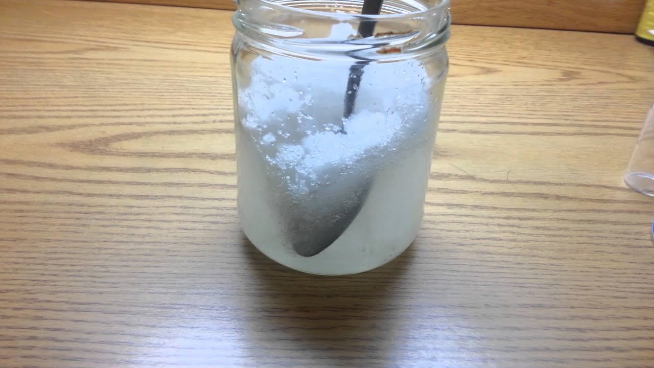 Sodium Polyacrylate and Water