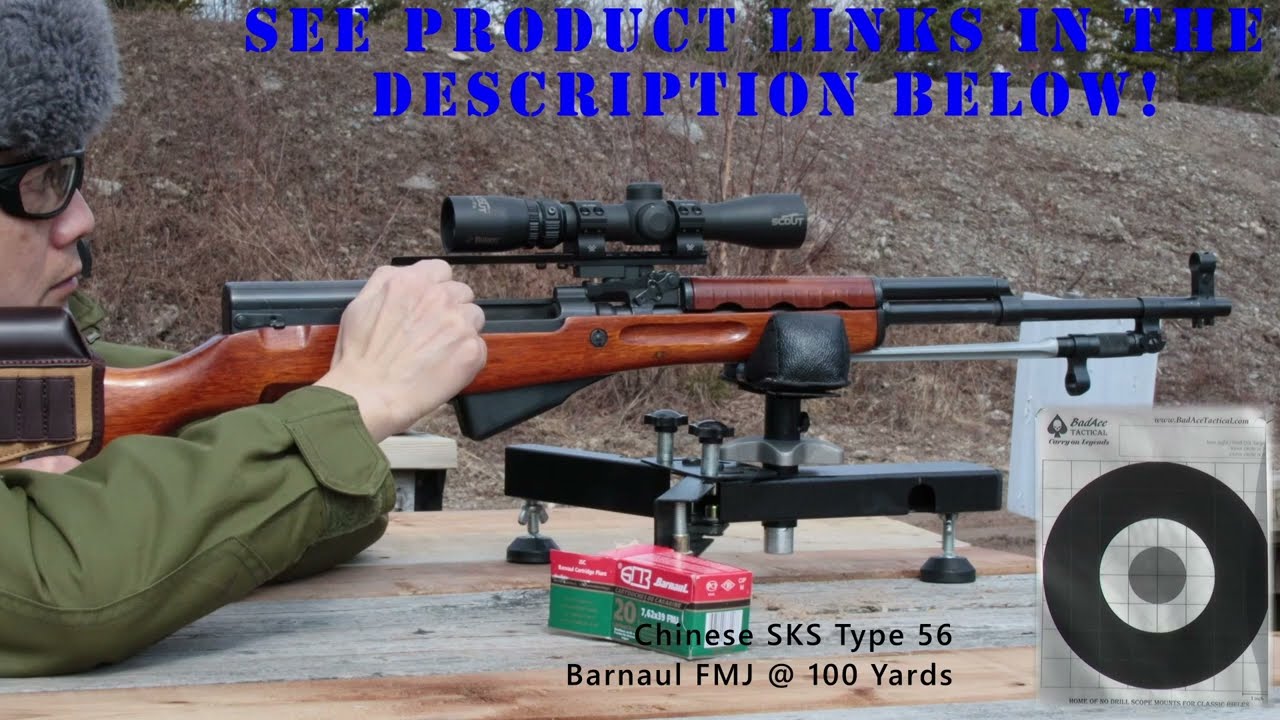 BadAce SKS Scout Mount NDT (No Drill-Tap) Gen 2 for Long Eye Relief scope