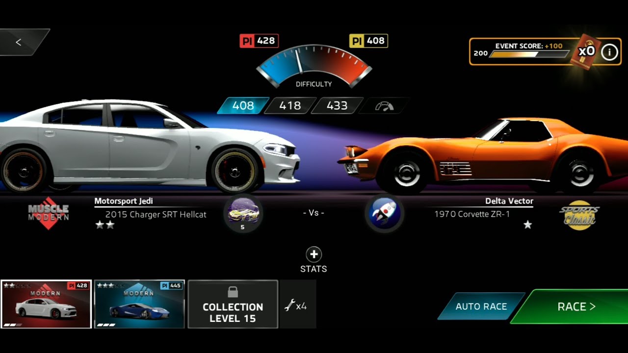 Forza Street | How to Select Auto Race