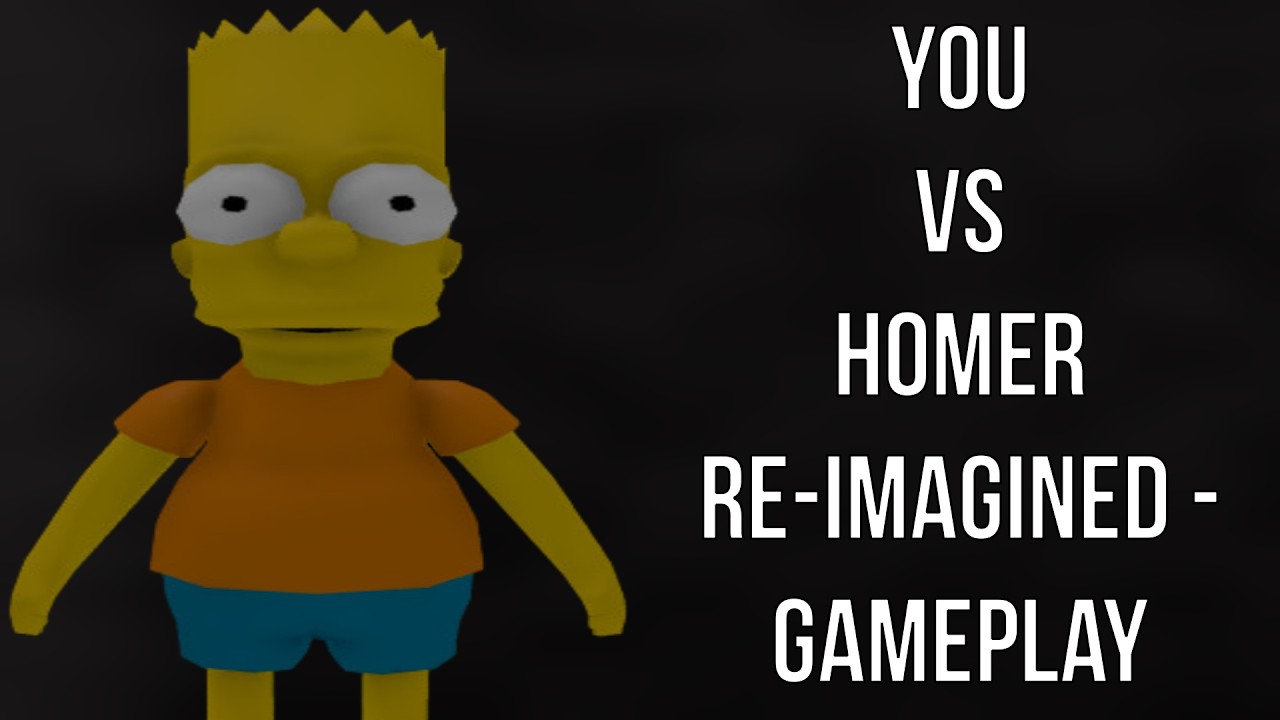 Roblox: RetroStudio - YOU vs HOMER Re-Imagined Gameplay (No Commentary)