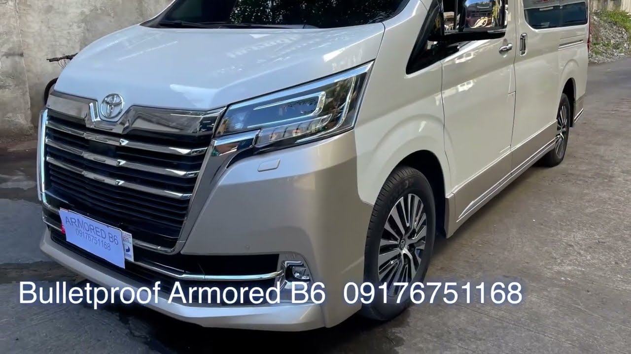 2022 Toyota Hi Ace Elite B6 Bulletproof Armored - Bulletproof Cars Philippines 09176751168
