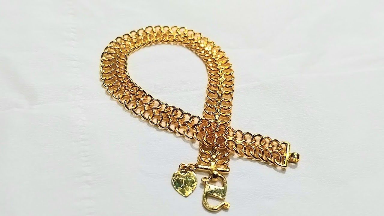 Cara membuat gelang ganda berat 10 gram.emas 24K