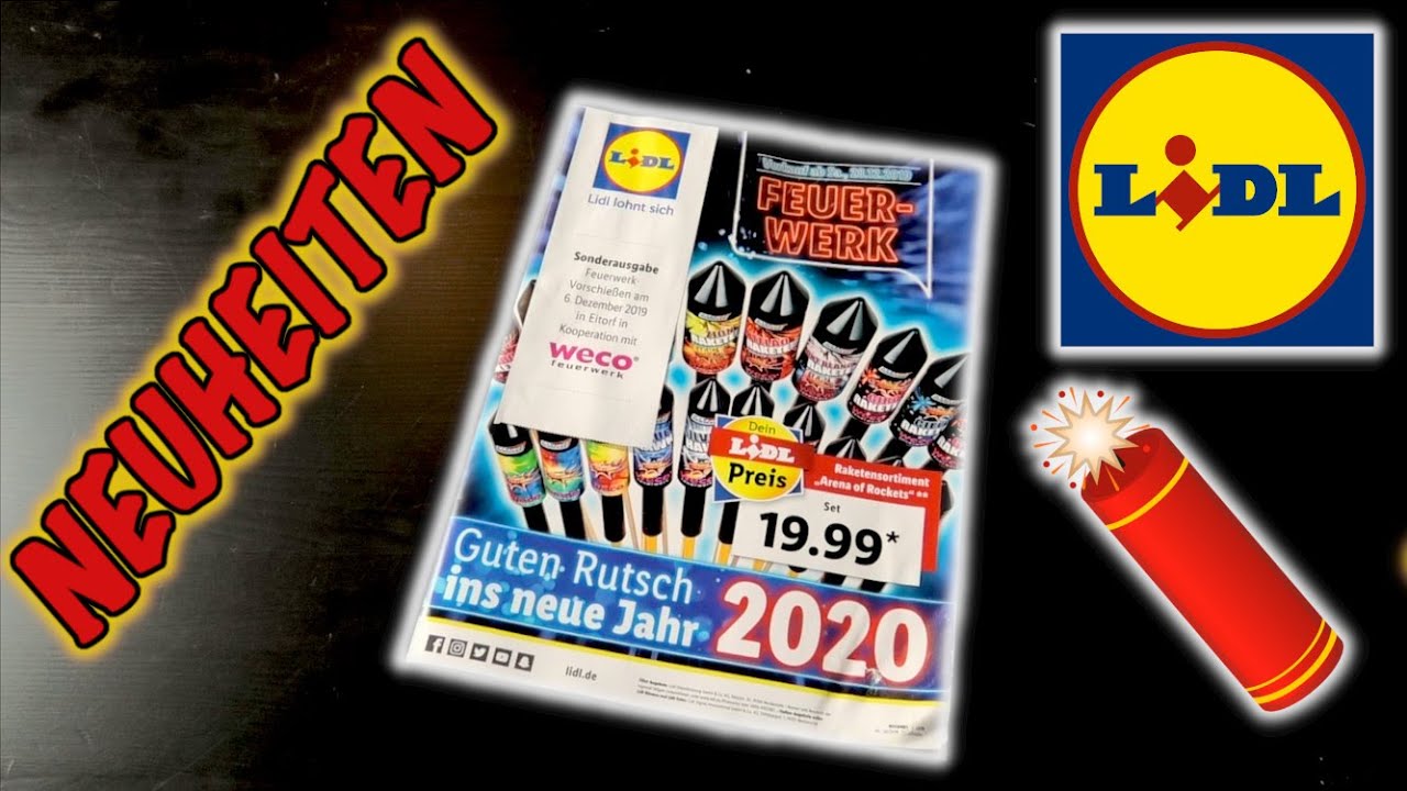 LIDL FEUERWERK PROSPEKT VORSTELLUNG 2019/2020 💥🔥 Meine Tipps