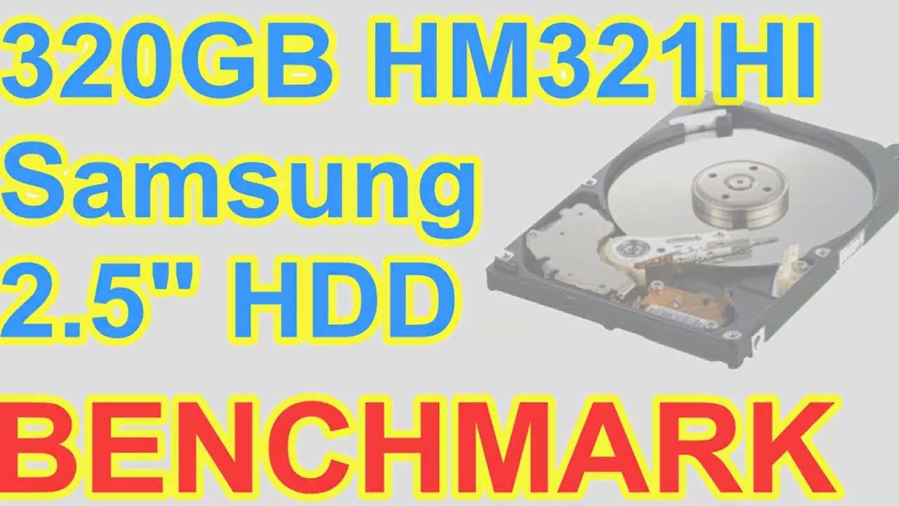 320GB HM321HI Samsung HDD benchmark Ep.379 #redigitt