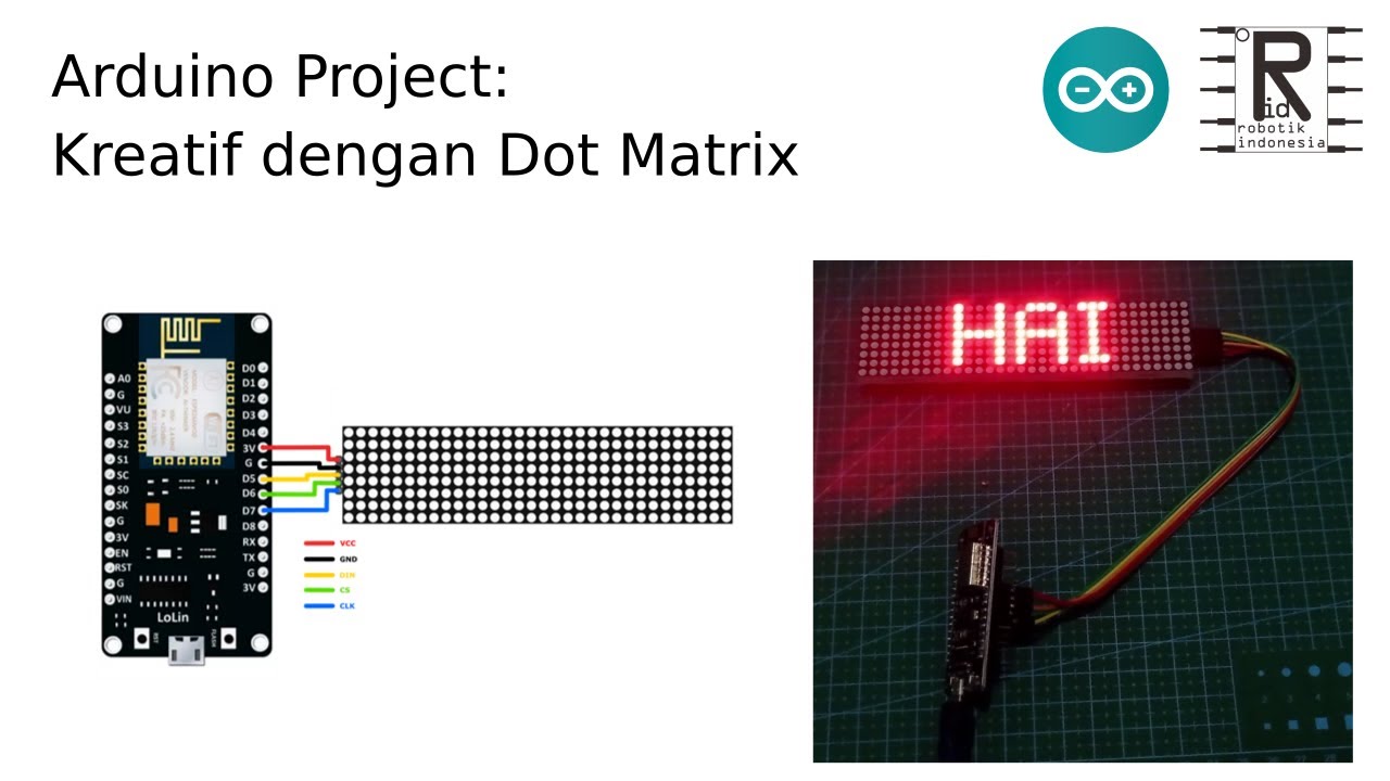 Panduan Praktis: Cara Menggunakan Modul Dot Matrix dengan Arduino