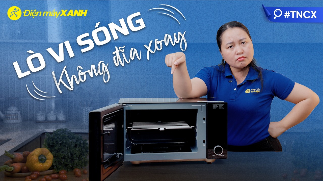 LÒ VI SÓNG không đĩa xoay mới lạ #TNCX