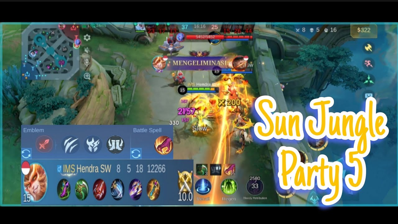 Sun Jungle Party 5 vs hyper Gusion, Gold Clint