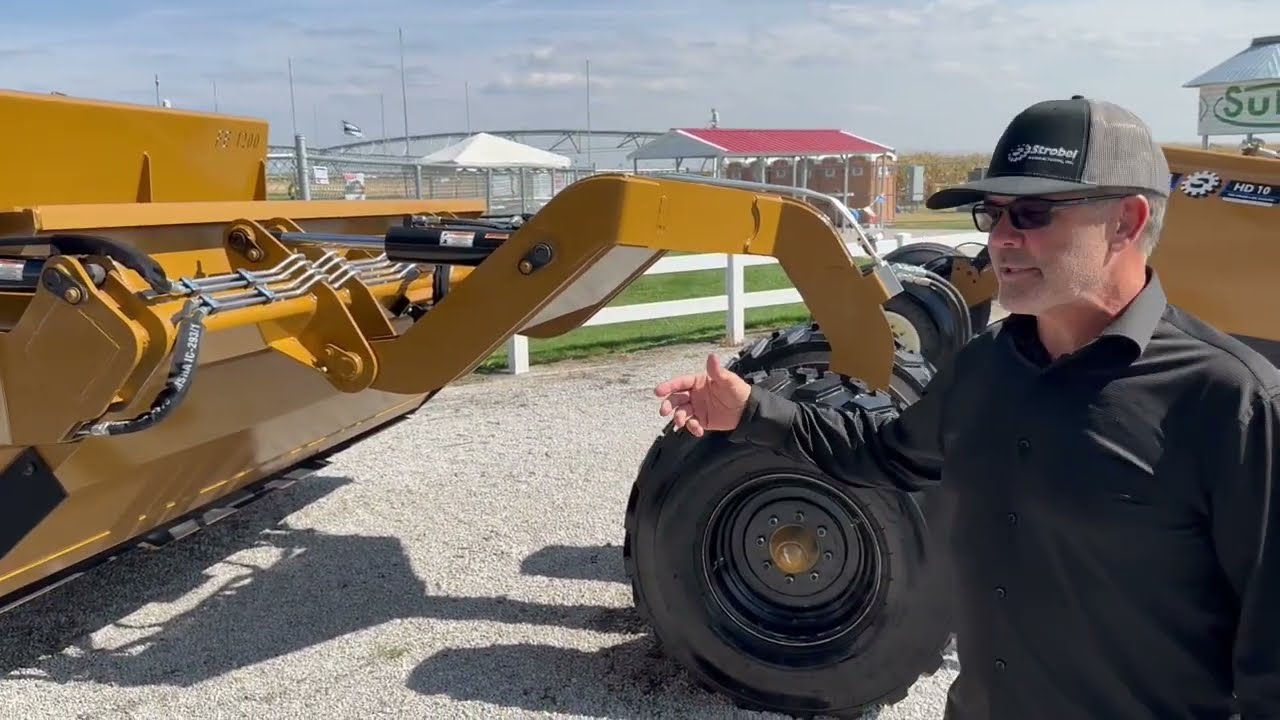 FE1210 Forced Ejection Scraper with Dolly - Walk Around with Steve Strobel