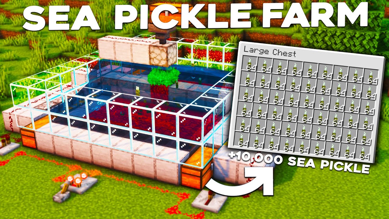 BU PİROZOM FARMI SAYESİNDE MİNECRAFT'TA SAATTE 10000 PİROZOM KAS !!! l Minecraft Sistemler