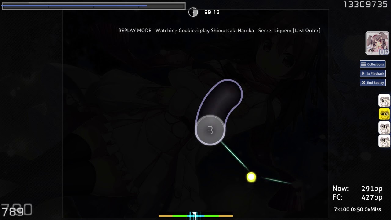 Cookiezi | Shimotsuki Haruka - Secret Liqueur [Last Order] +HD 98.55% 1671x/1675x 3x miss 381pp #1