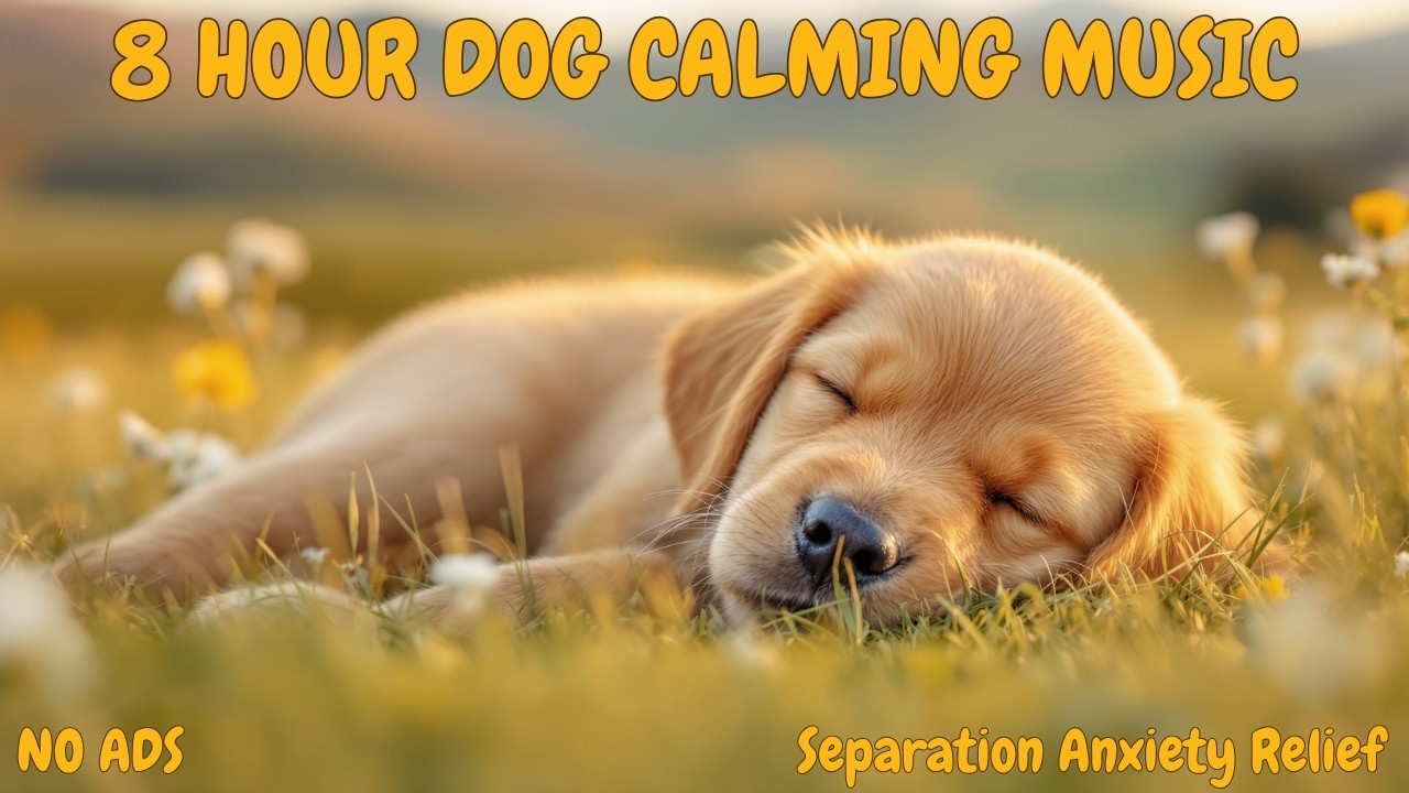 8 Hours Sleep Aid for Dogs | University of Glasgow Science | 60 BPM
