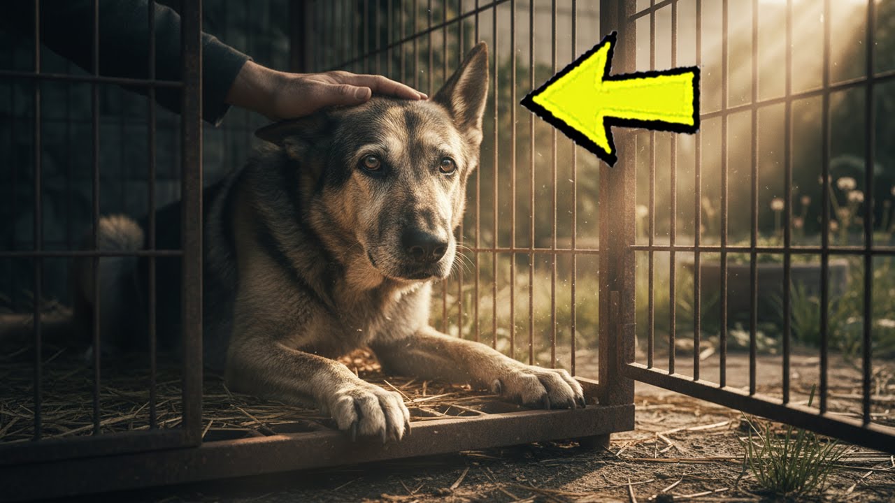 Schäferhund 15 Jahre eingesperrt – sein Weinen endet mit einem Wunder