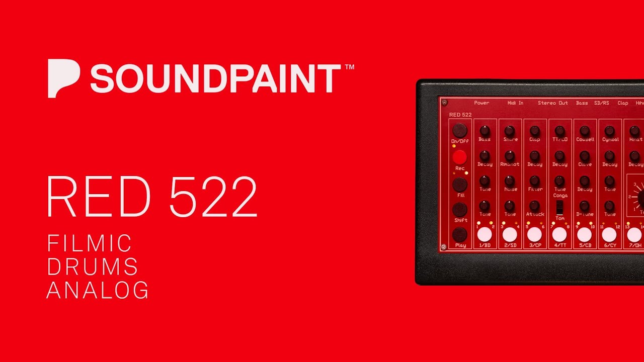 Soundpaint - Red 522 Analog Drums UDS