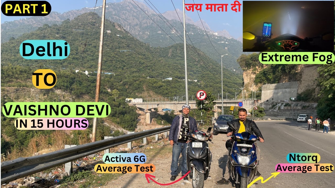 Extreme Fog Me First Time Scooty Chalaya 😍| Honda Activa 6G | TVS Ntorq | Long Ride