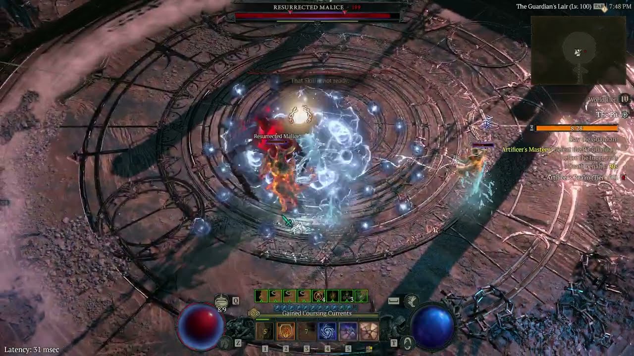 PIT TIER 100 DONE ! Sorc BALL LIGHTNING Return - Season 4 Diablo 4
