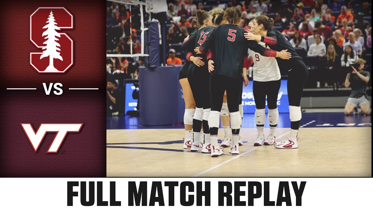Stanford vs. Virginia Tech Full Match Replay | 2025 ACC Volleyball