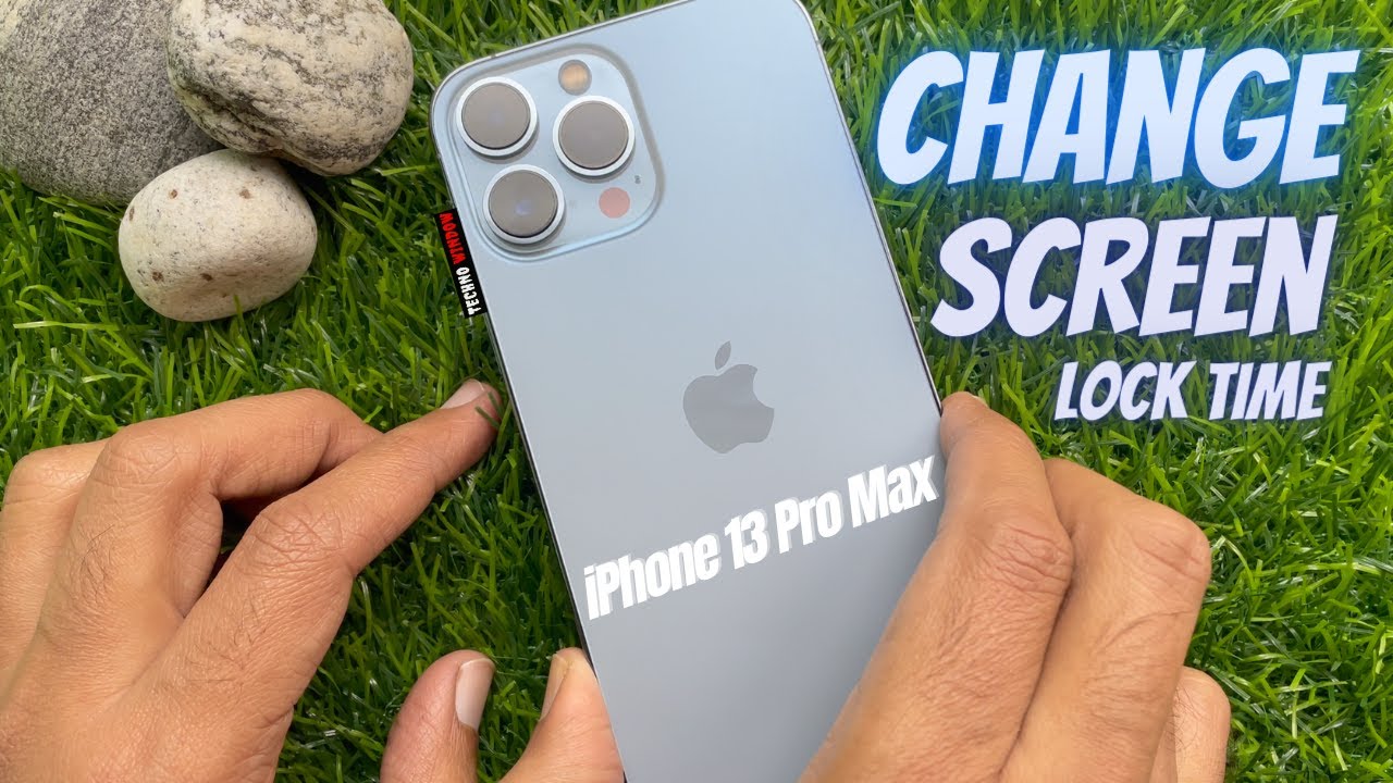 How to Change Screen Timeout on iPhone 13 Pro Max | Change Screen lock time