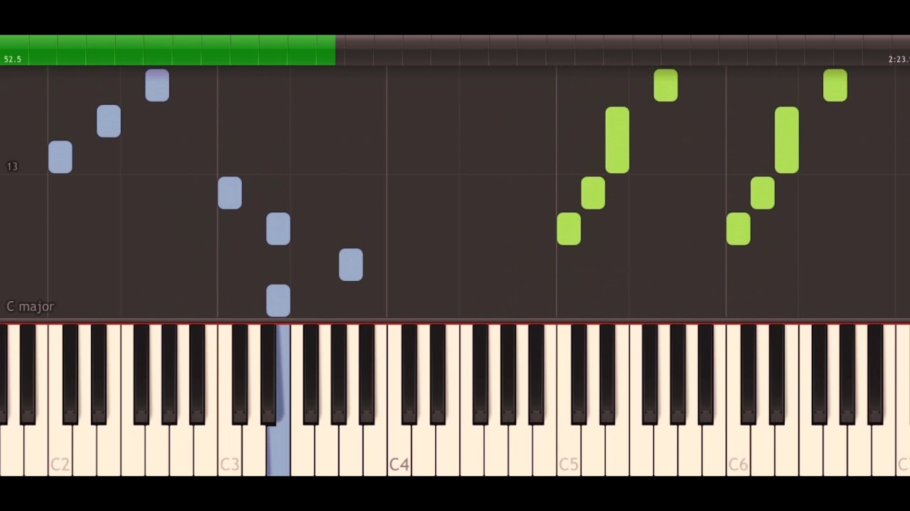 Vasija de Barro (Synthesia Piano Tutorial)