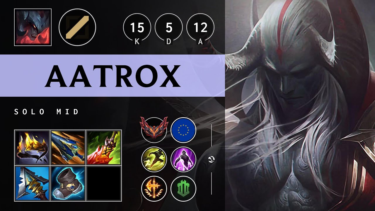 Aatrox Mid vs Sion - EUW Grandmaster Patch 25.16