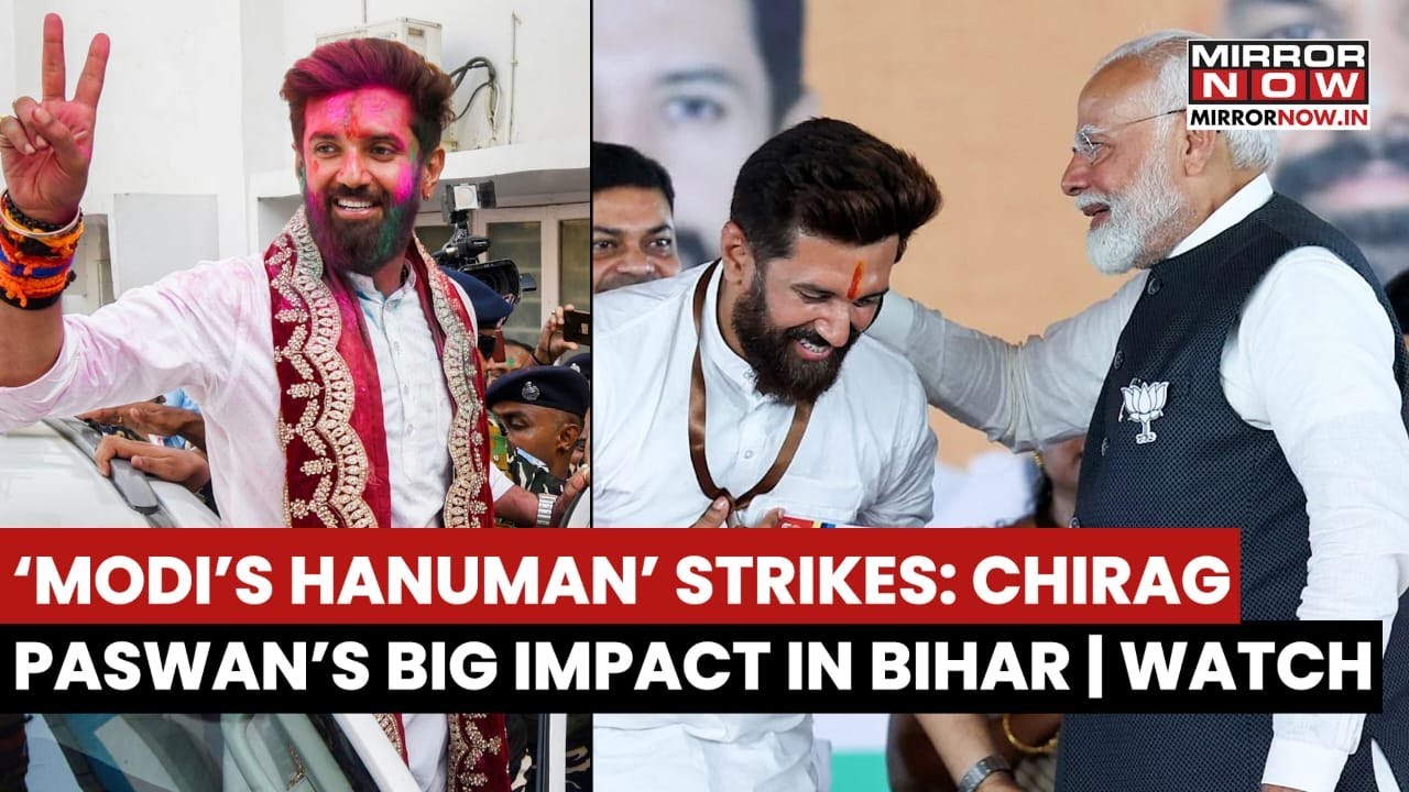 'Modi's Hanuman' Chirag Paswan Makes Big Impact, Defies Odds, Set to Touch Father&rsquo;s High In Bihar
