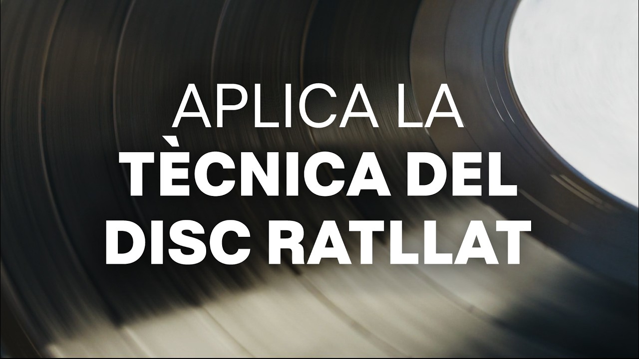 Aplica la tècnica del disc ratllat