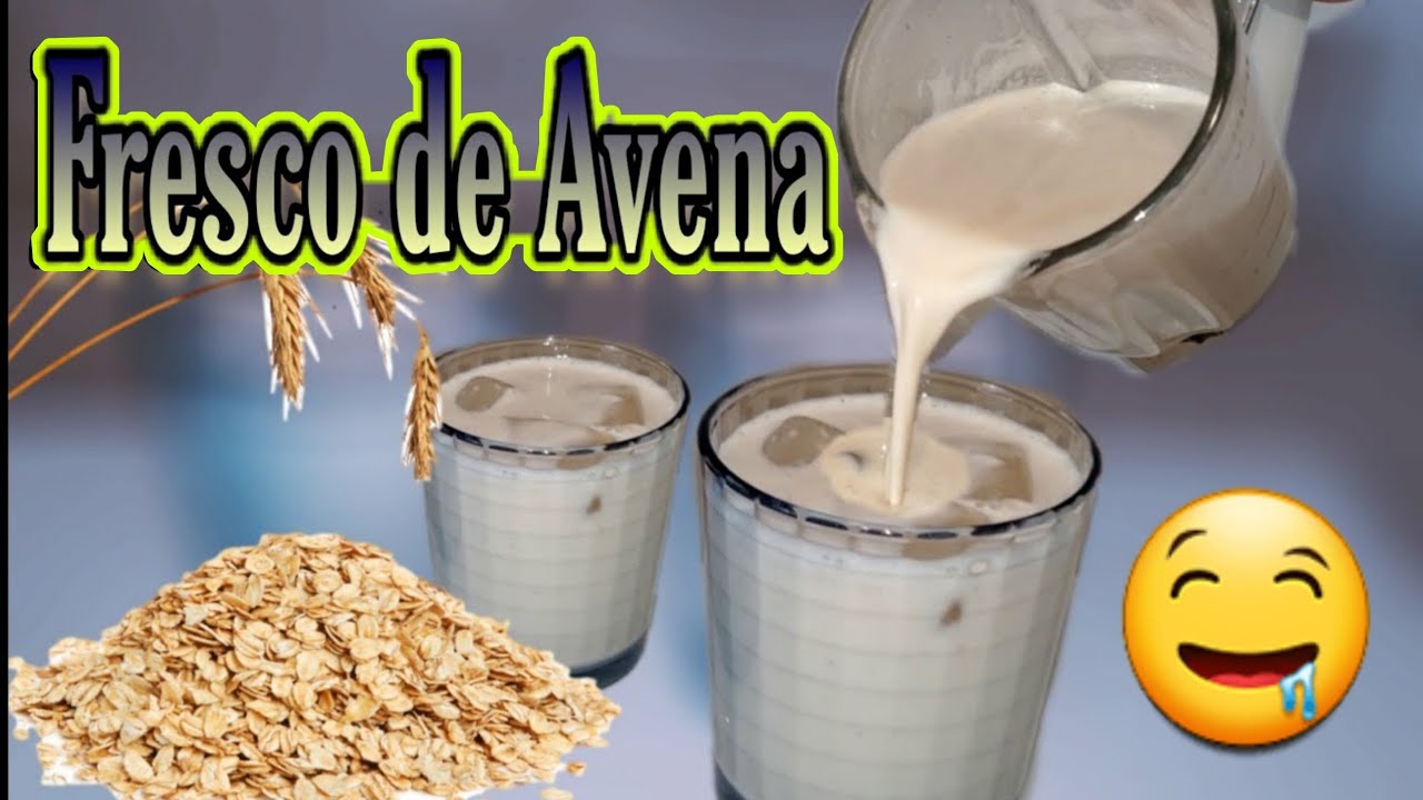 Fresco de Avena con leche evaporada