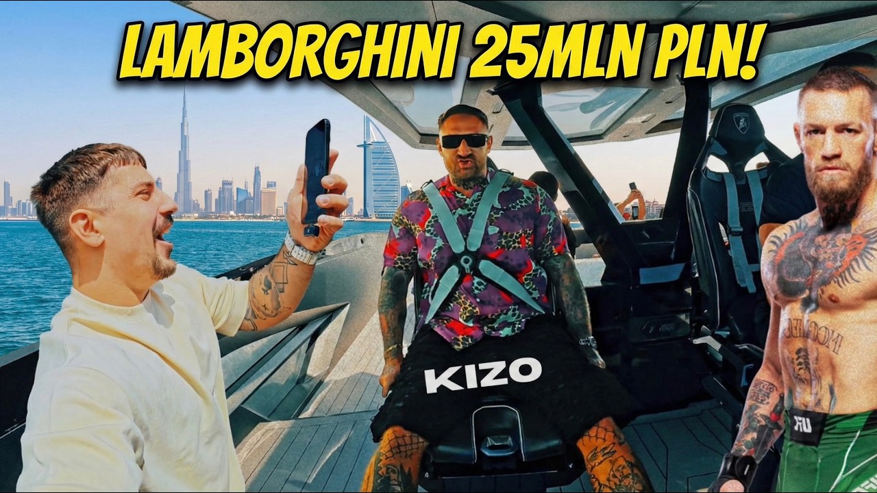 Pływam Lamborghini za 25 MILIONÓW ZŁOTYCH! 😱 ( KIZO, Conor McGregor )