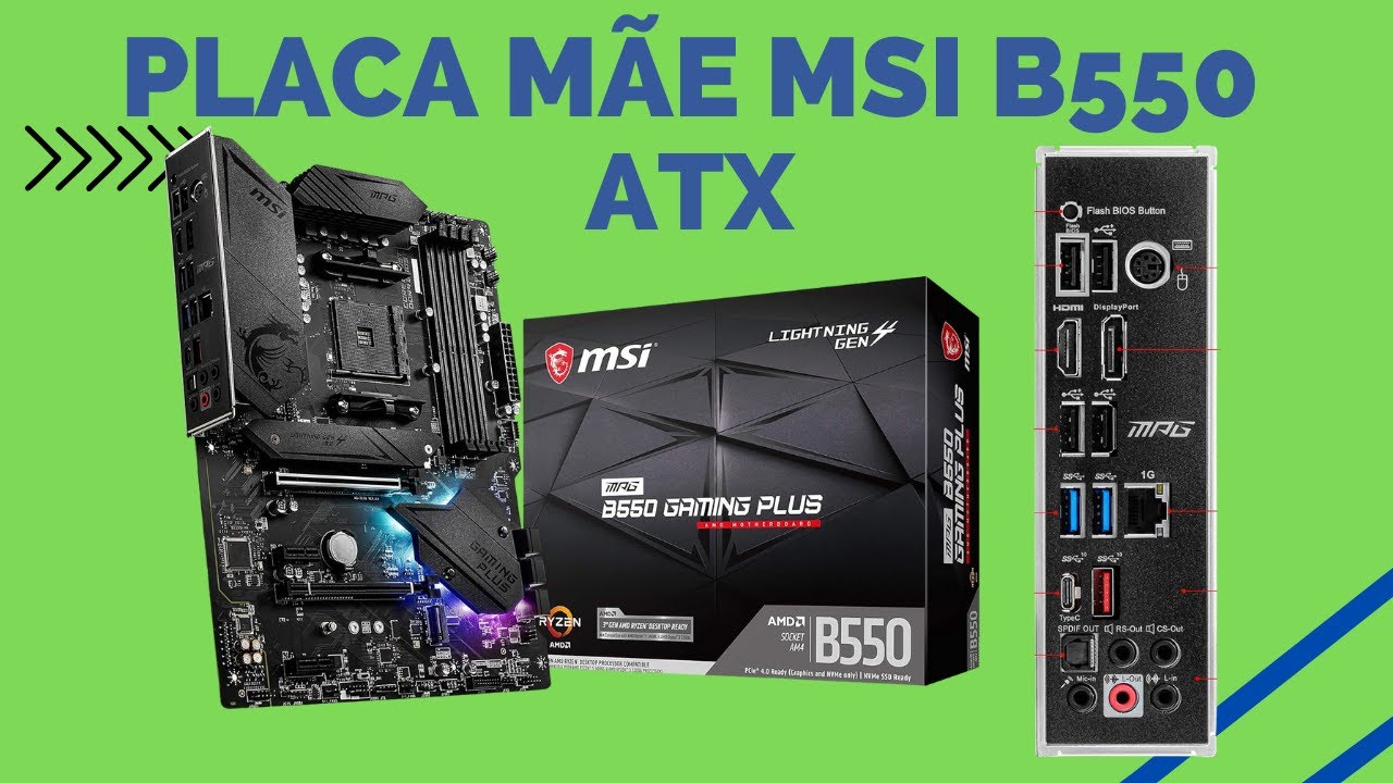 Placa mãe B550 MSI