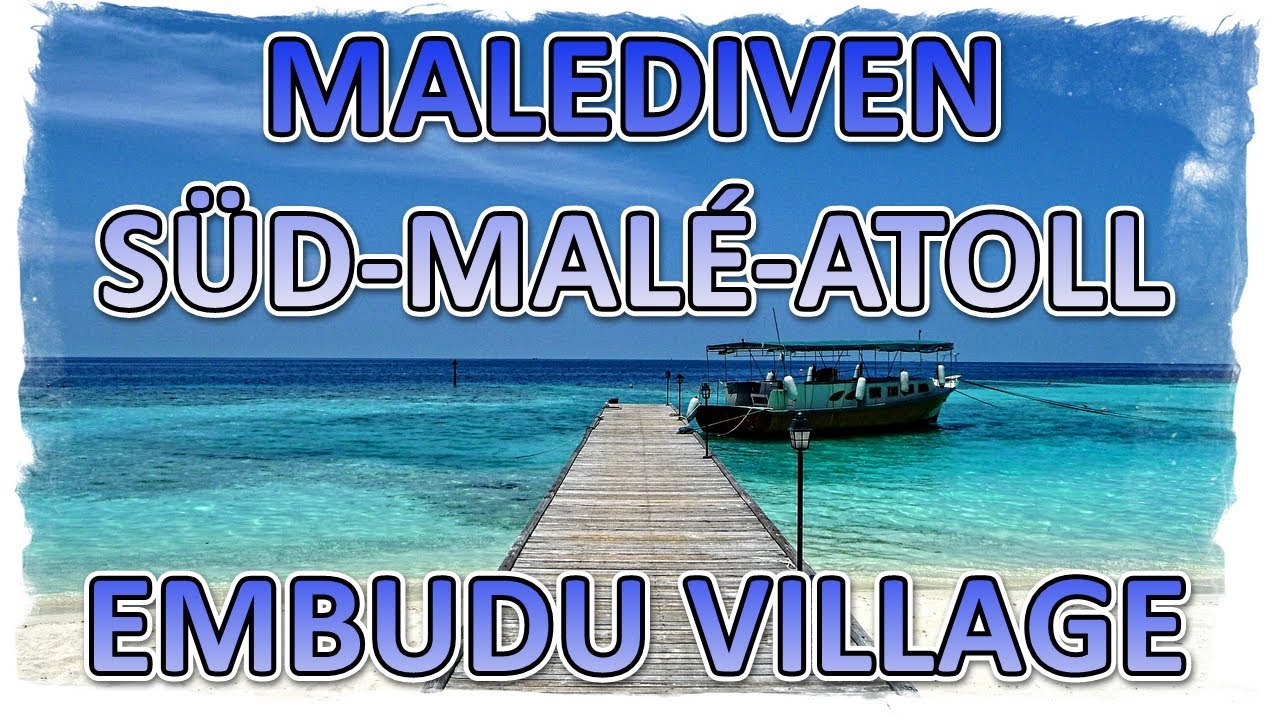 Malediven Embudu Village / Süd Male Atoll - Traumhafte Barfuß Insel im indischen Ozean mit Hausriff