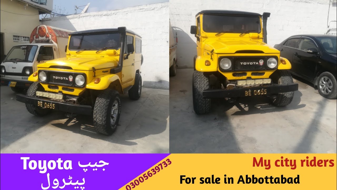 Toyota jeep 1991model for sale in Abbottabad.. my city riders...