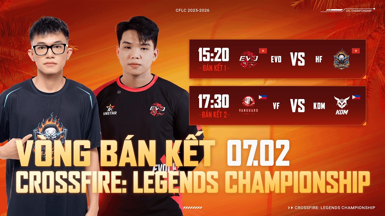 LIVESTREAM NGÀY THI ĐẤU BÁN KẾT | SEA CROSSFIRE: LEGENDS CHAMPIONSHIP 2026