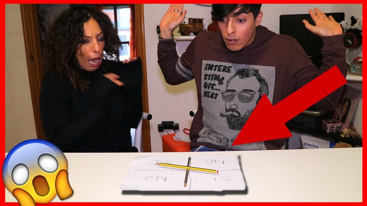 😱CHARLIE CHARLIE CHALLENGE ITA CON MAMMA! | THEPEPIYOS
