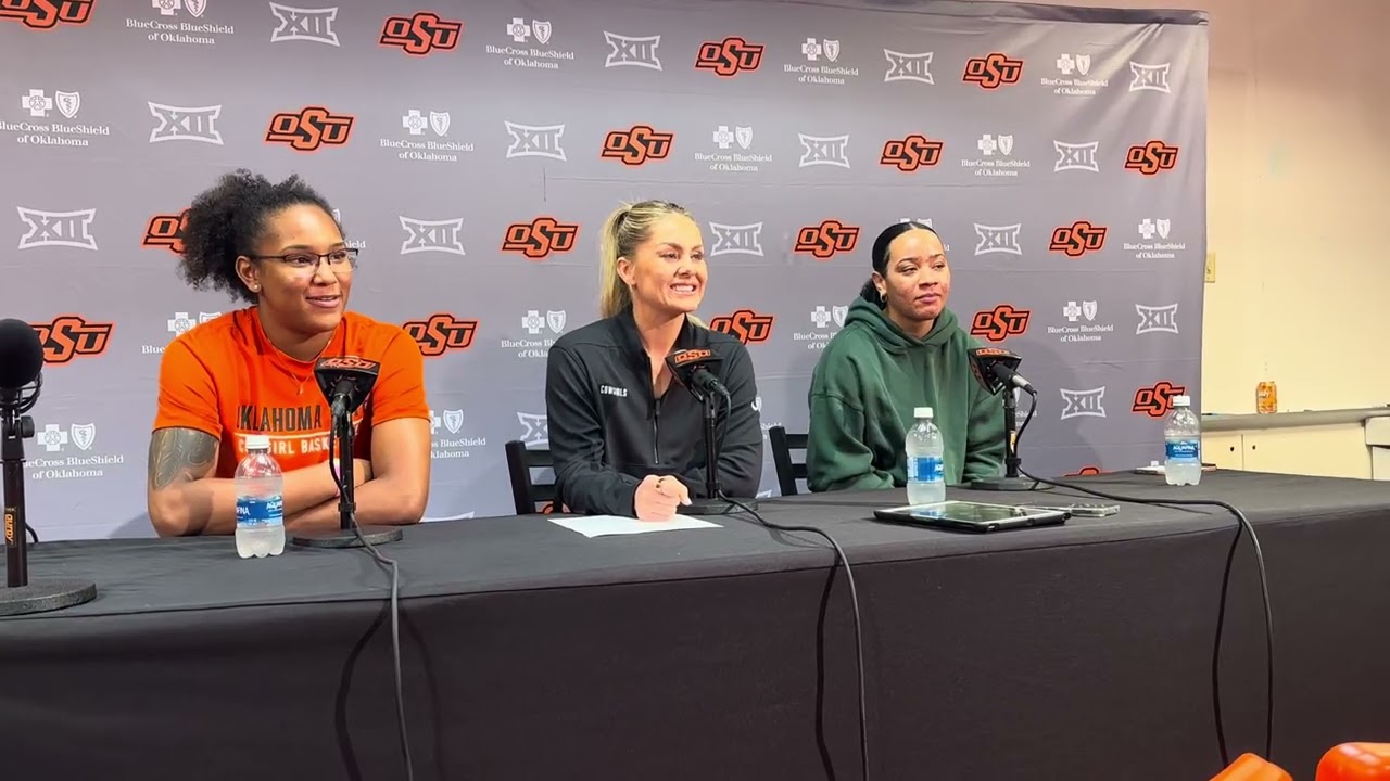 Jacie Hoyt, Stailee Heard and Jadyn Wooten talk with the media — March 3, 2026