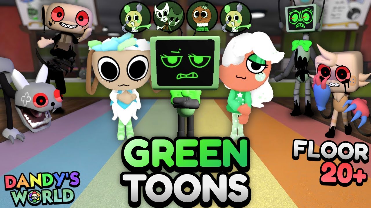 GREEN ONLY RUN (FLOOR 20+) | Dandy's World