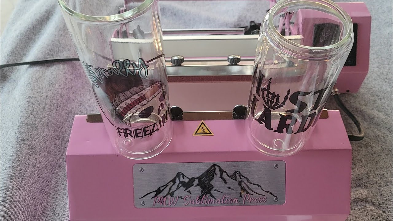 Sublimation Snowglobe Glitter Tumbler Series Part 1 -Tutorial for Sublimating Snowglobe Glasses