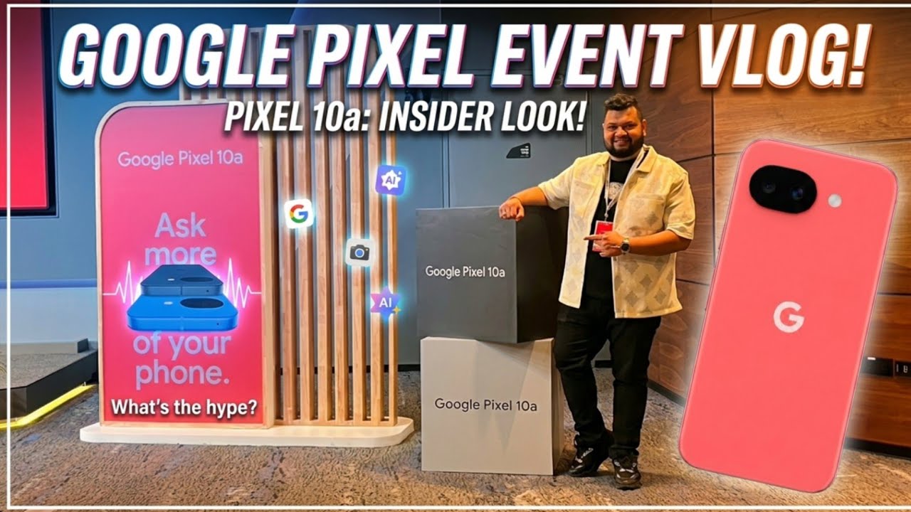 Google Pixel 10a Event Vlog | Whats Inside In Google Office 😍 #vlog #google #pixel10a #viral 