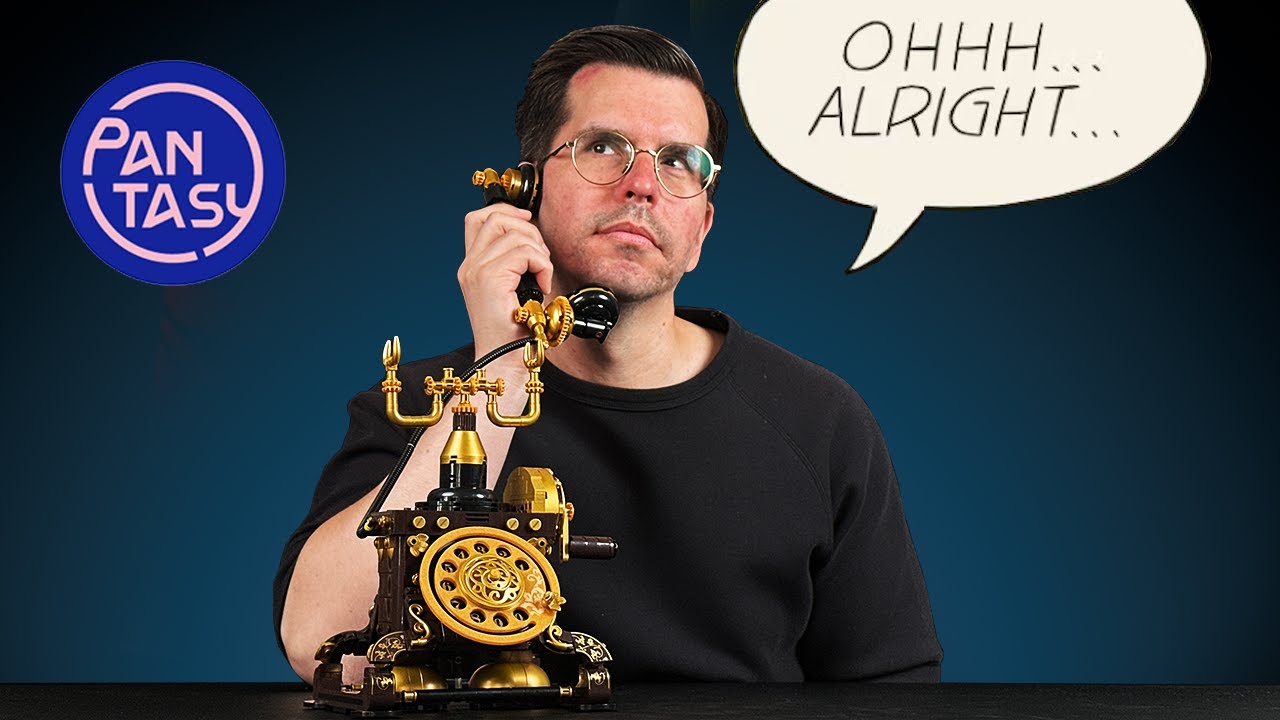 A Stunning Brick-Built Vintage Display Piece! - Pantasy Retro Phone 85018 Review