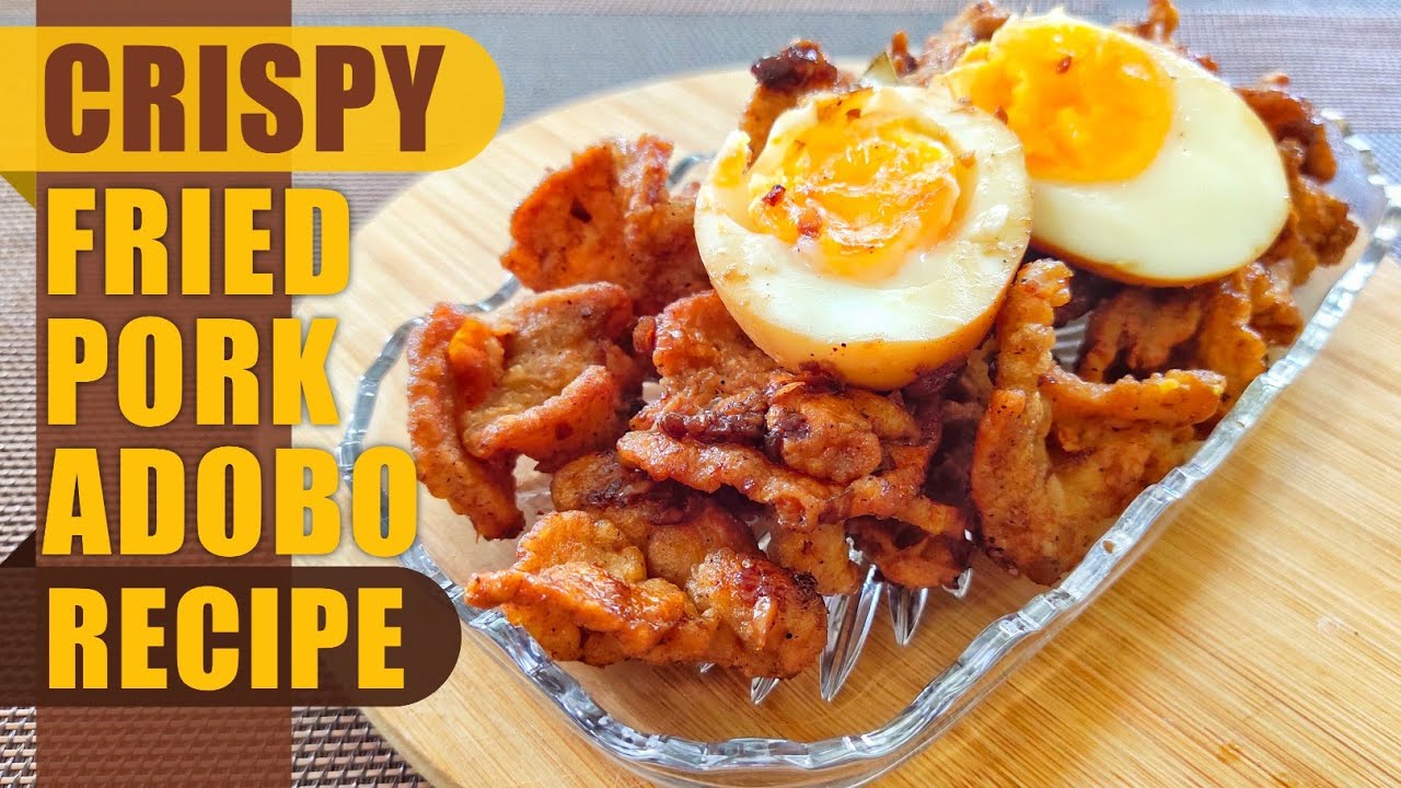 Crispy Fried Pork Adobo Recipe