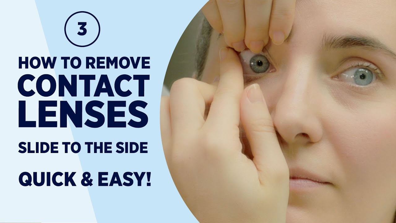 Slide To The Side: How To Take Out Contacts